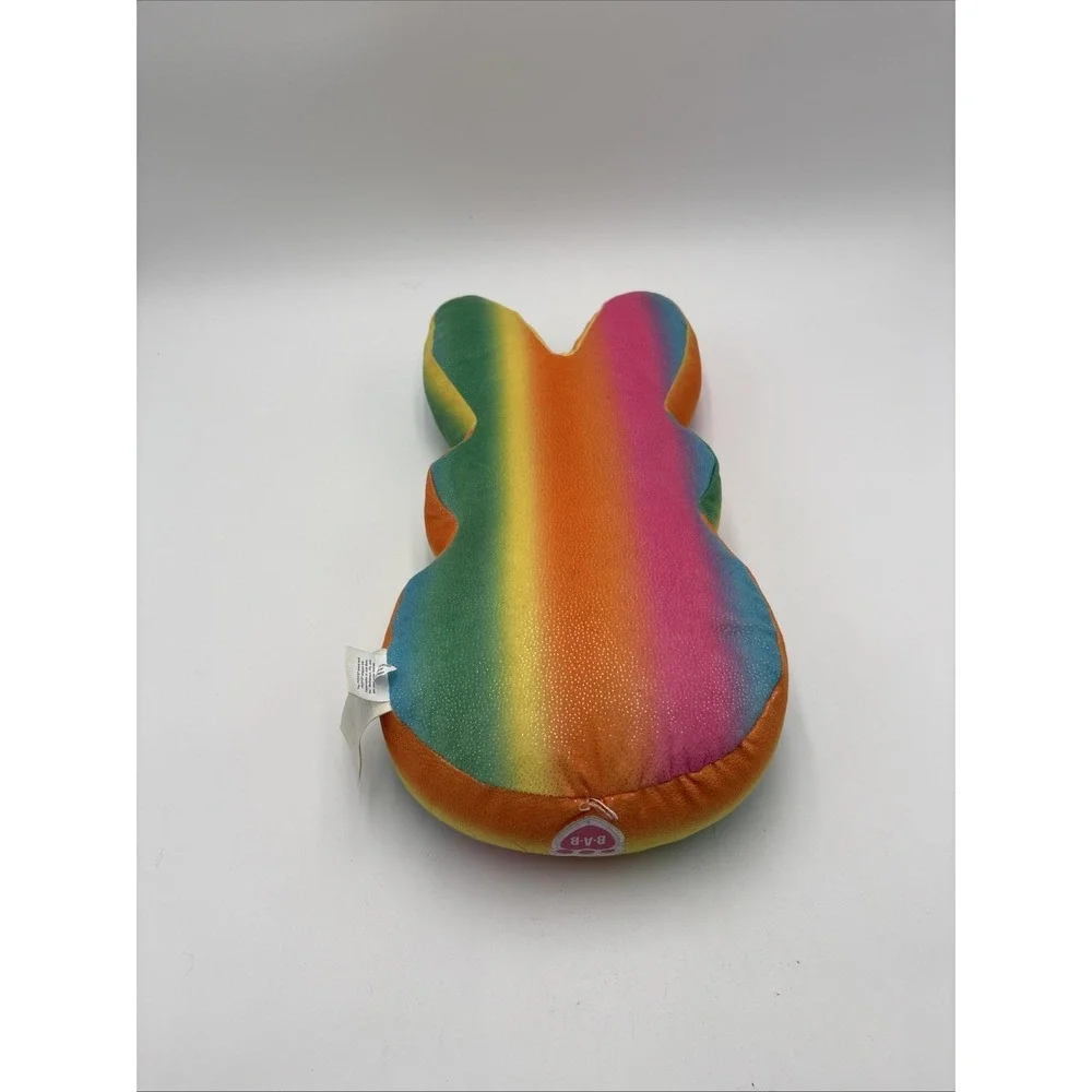 Build A Bear Peeps Plush Rainbow Colored‎ 16 Inches Tall Easter Preowned
